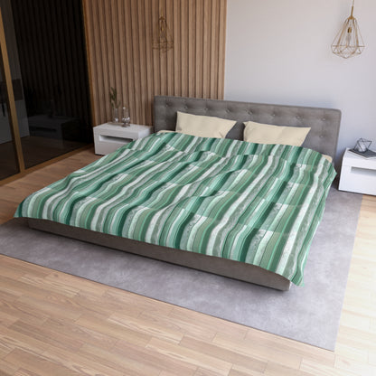 Seafoam Glass Microfiber Duvet Cover
