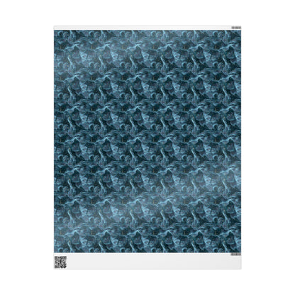Midnight Sheer & Lace Wrapping Paper