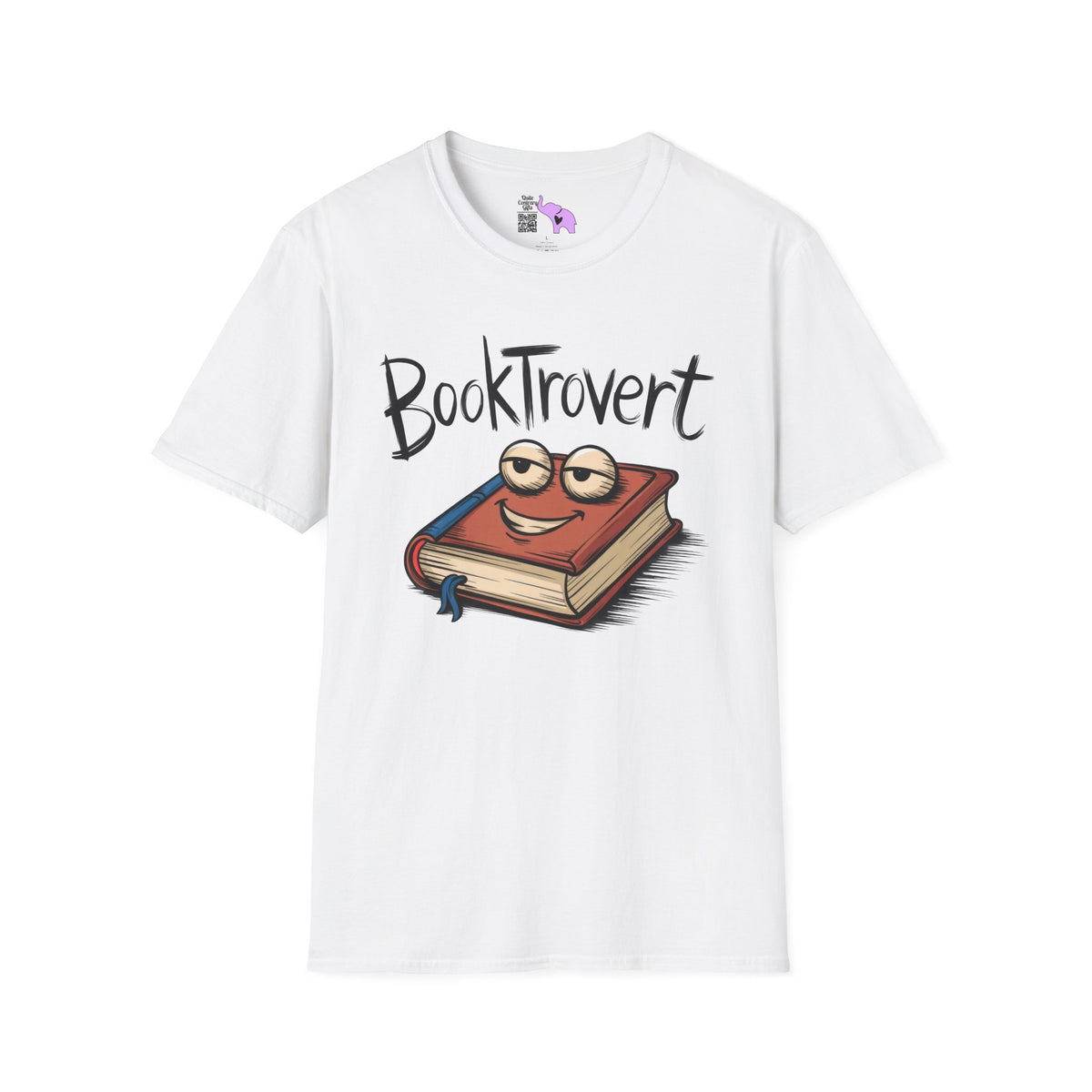 Booktrovert (Cartoonish Book) Adult T-shirt