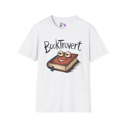 Booktrovert (Cartoonish Book) Adult T-shirt
