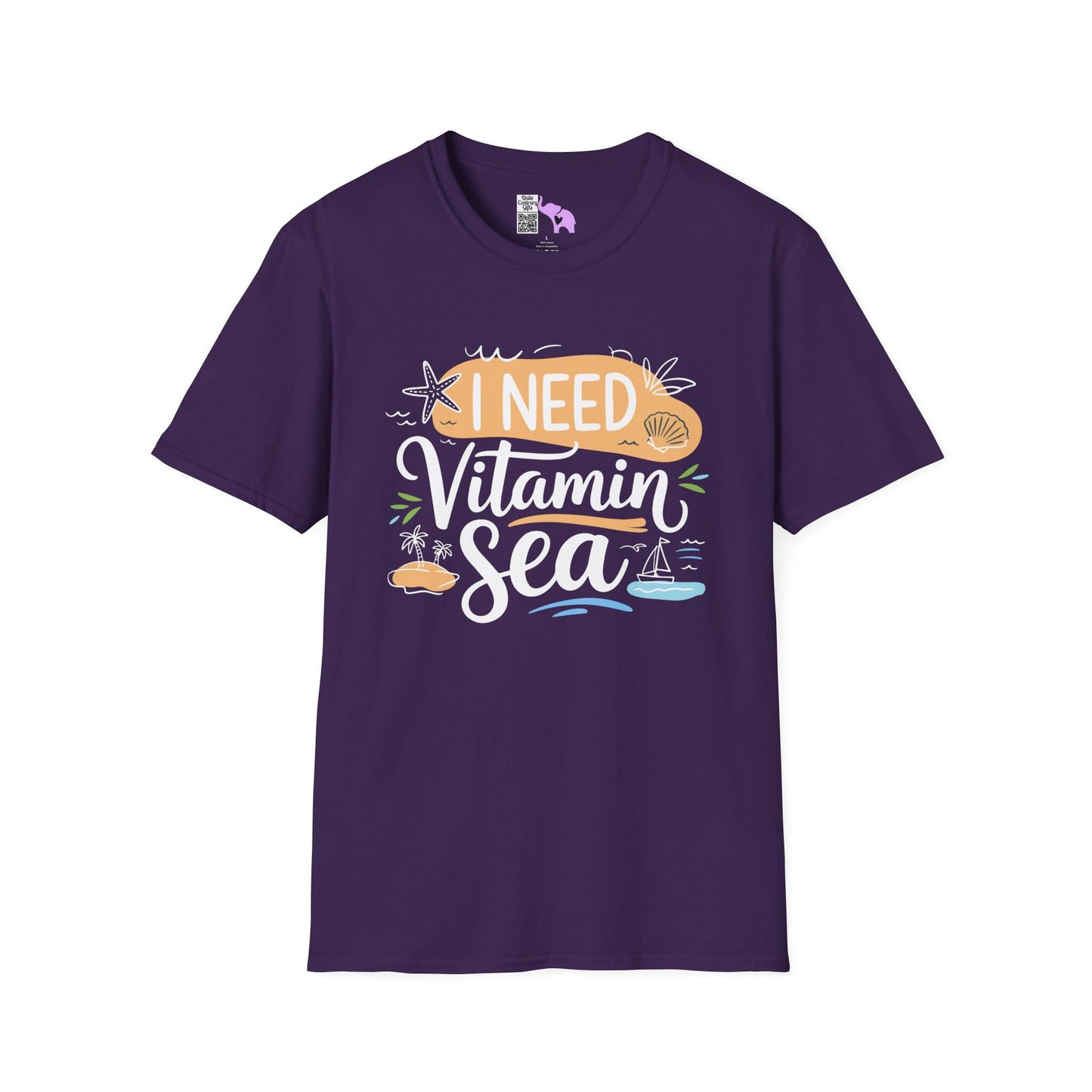 I Need Vitamin Sea Adult T-shirt