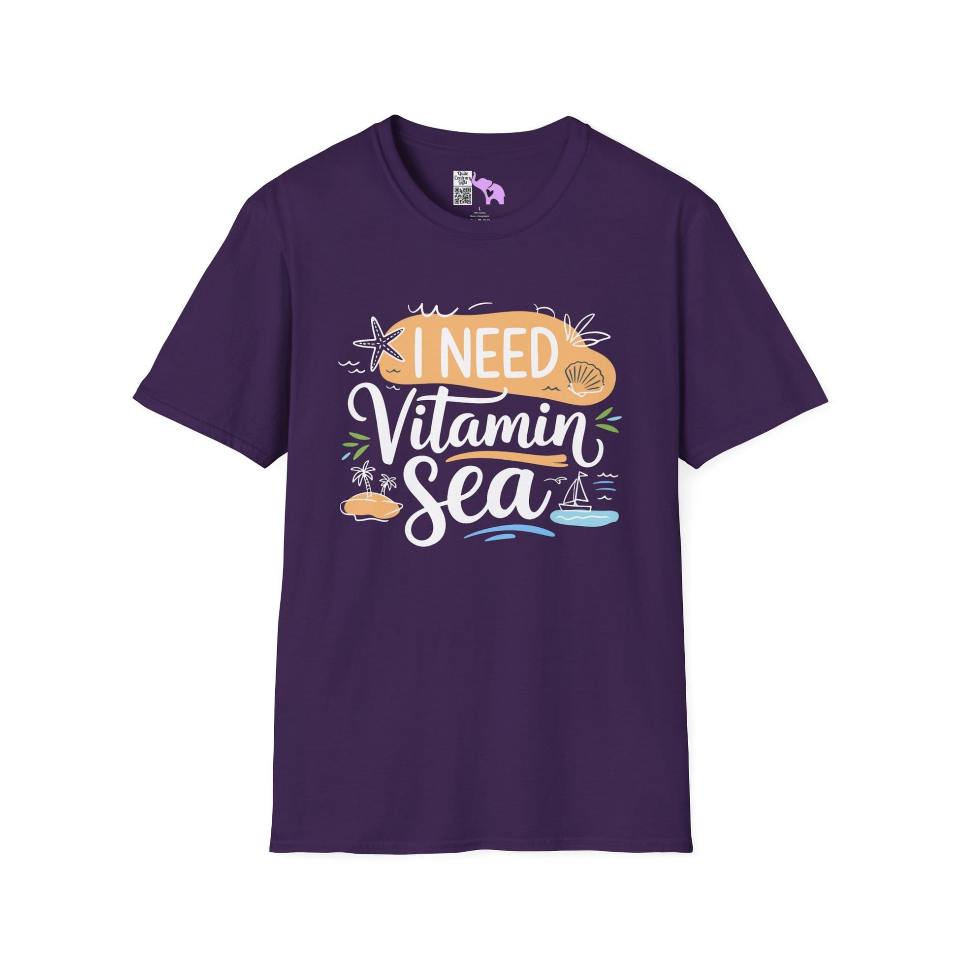 I Need Vitamin Sea Adult T-shirt
