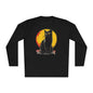 Black Cat Over Moon Adult Long Sleeve Tee