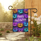 Happy Halloween Purple Garden Banner