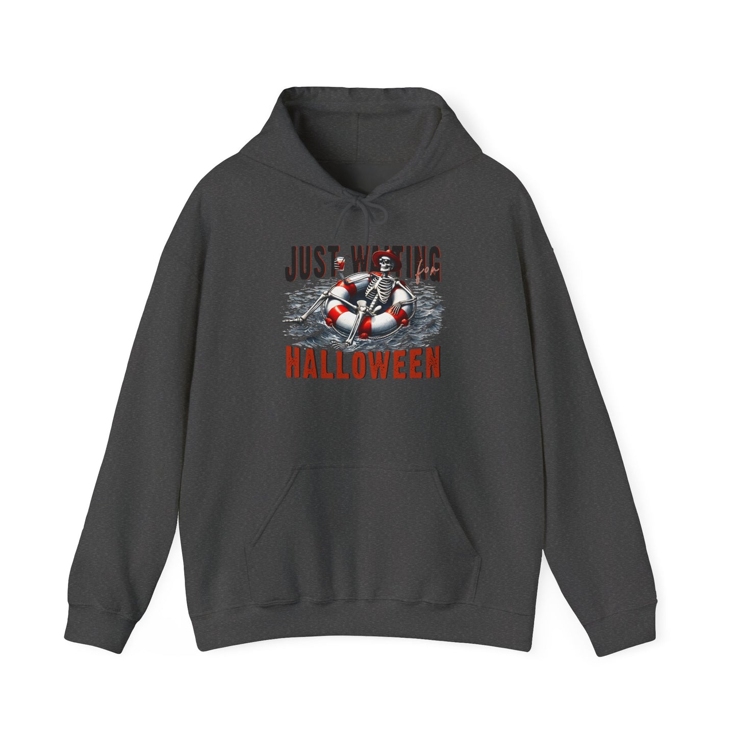 Just Waiting For Halloween Heavy Blend™ Hooded Sweatshirt