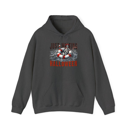 Just Waiting For Halloween Heavy Blend™ Hooded Sweatshirt