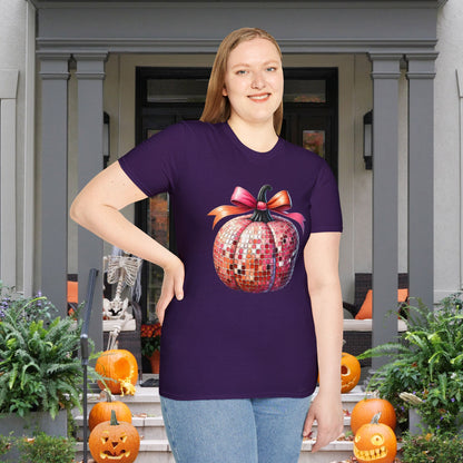 Disco Pumpkin Adult T-shirt