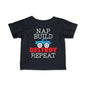Nap Build Destroy Repeat Infant Soft T-Shirt