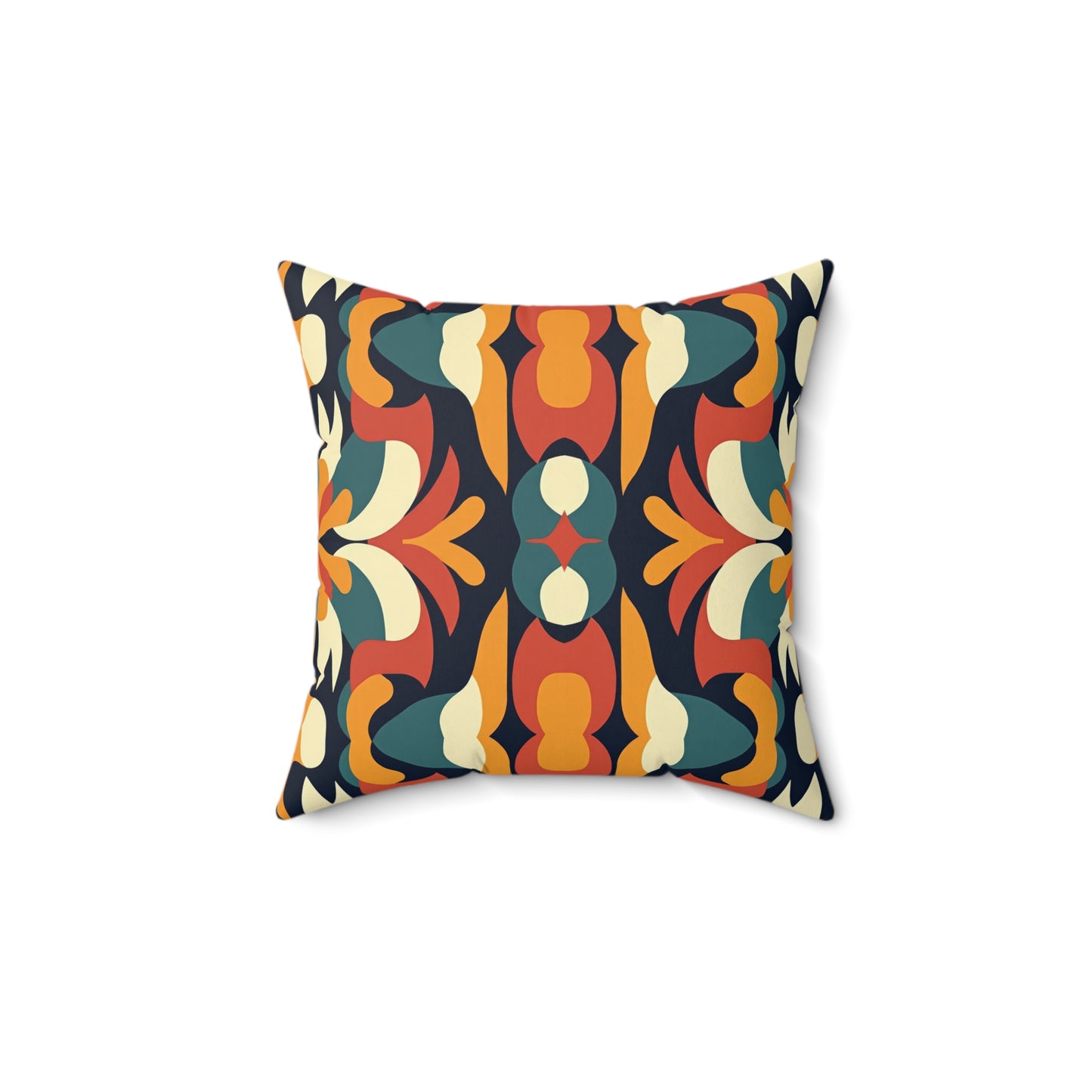 Autumn Kaleidoscope Throw Pillow