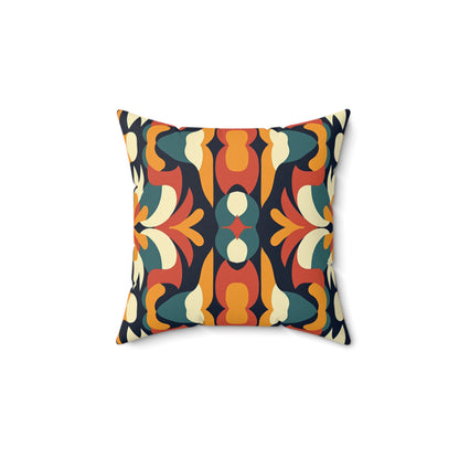 Autumn Kaleidoscope Throw Pillow