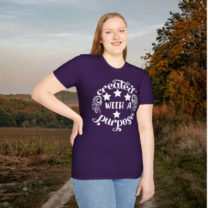 Created With A Purpose Adult T-shirt