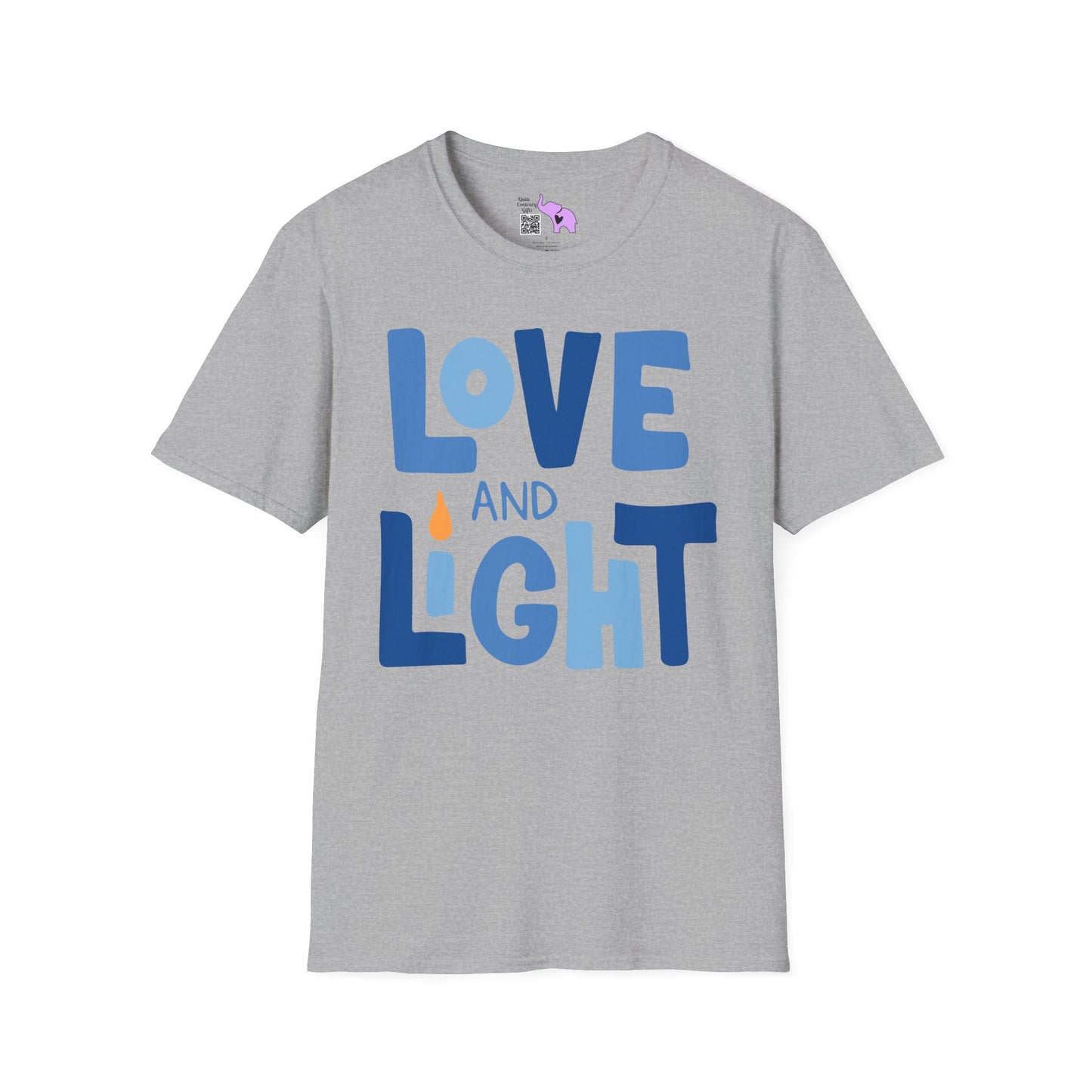 Hanukkah Love & Light 2 Adult T-shirt