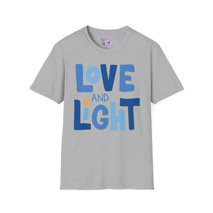 Hanukkah Love & Light 2 Adult T-shirt