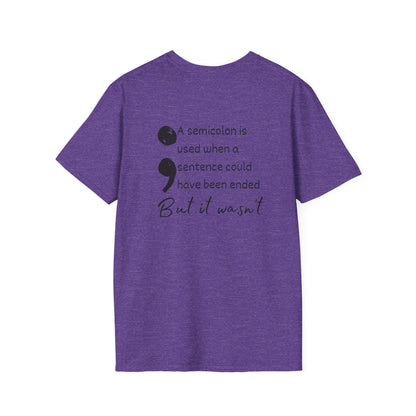 Strength in the Storm SemiColon  T-shirt