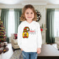 Merry Christmas Girl Gnome Toddler Pullover Fleece Hoodie