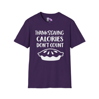 Thanksgiving Calories Don't Count Adult T-shirt