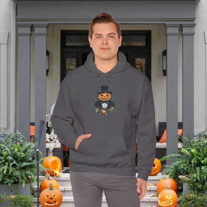 Halloween Pumpkin Man Heavy Blend™ Hooded Sweatshirt