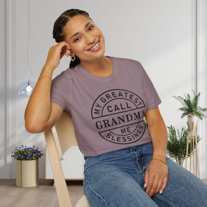 My Greatest Blessings Call Me Grandma Adult T-shirt