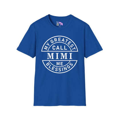 My Greatest Blessings Call Me Mimi Adult T-shirt