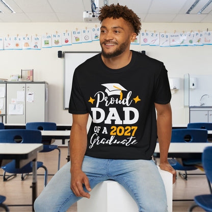 Proud Dad of a 2027 Graduate Adult T-shirt