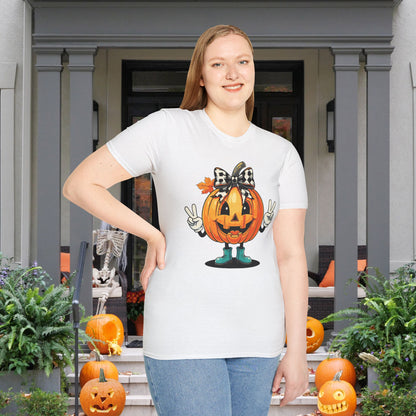 Pumpkin Peace Adult T-shirt