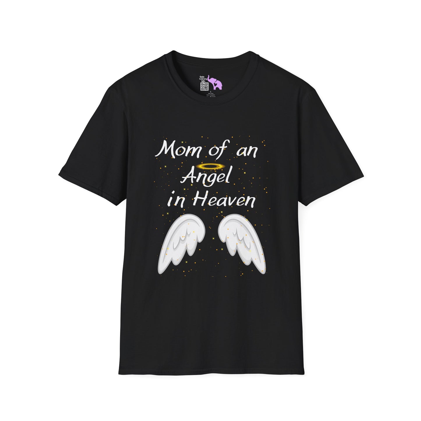 Mom of an Angel in Heaven Adult T-shirt