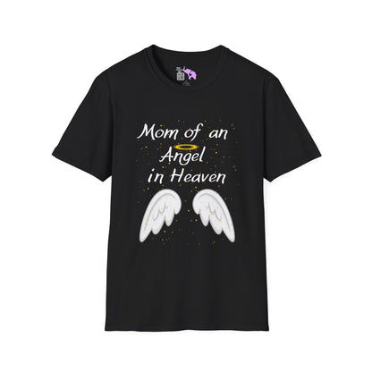 Mom of an Angel in Heaven Adult T-shirt