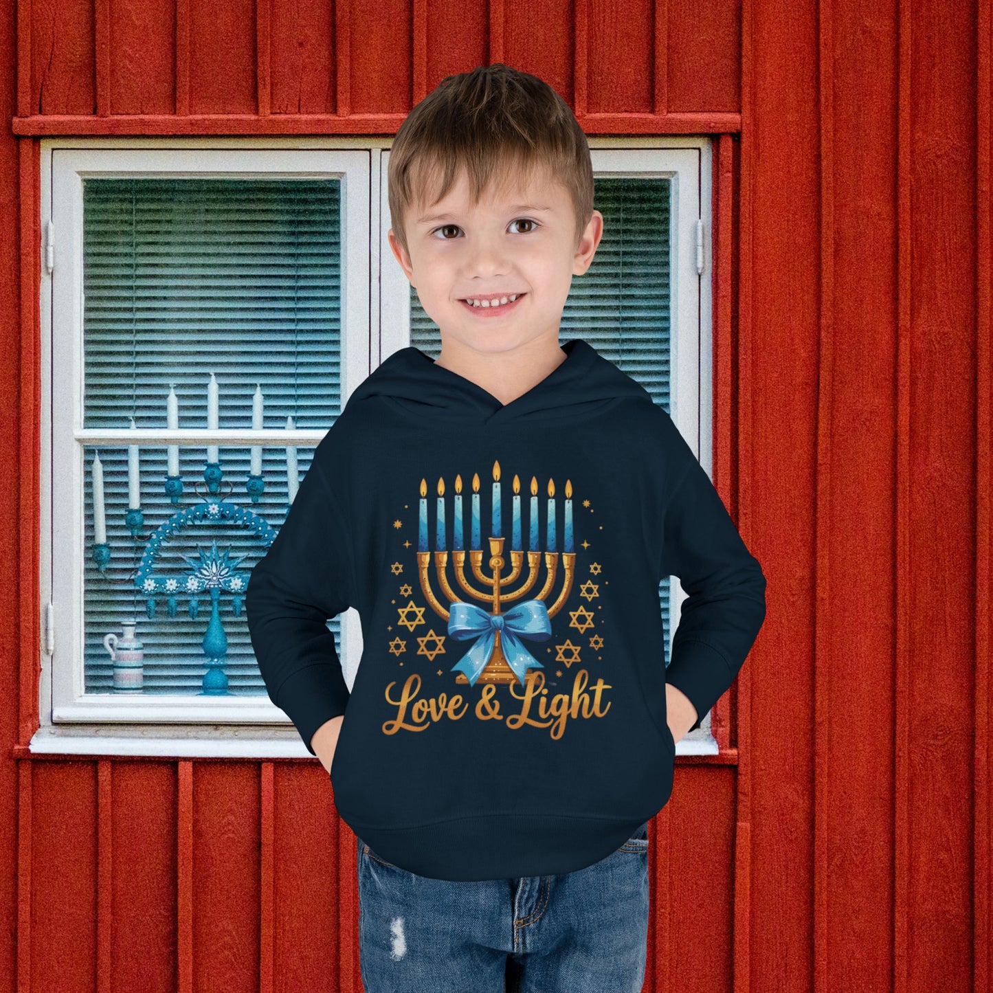Love & Light Menorah Toddler Hoodie