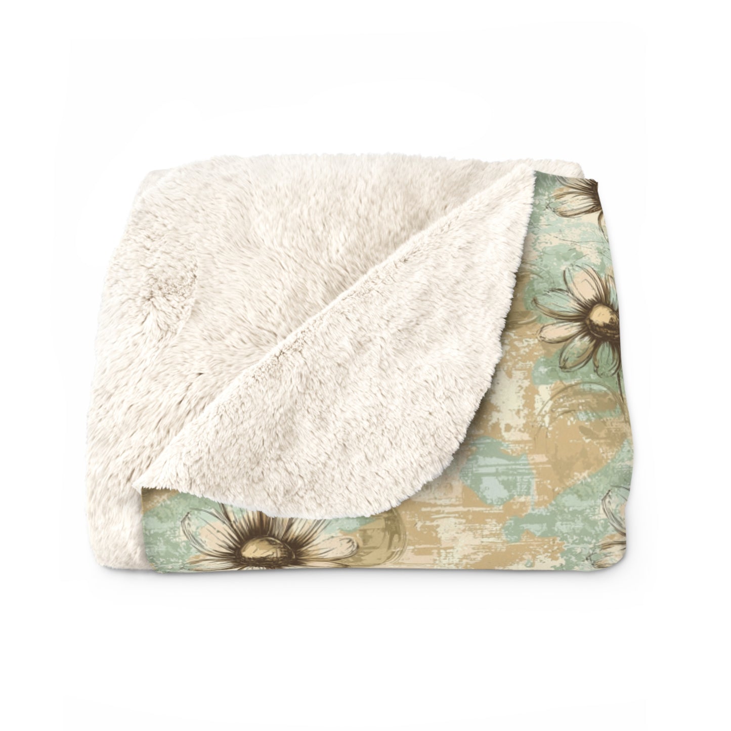 Worn Meadow Daisies Basic Bedding Set