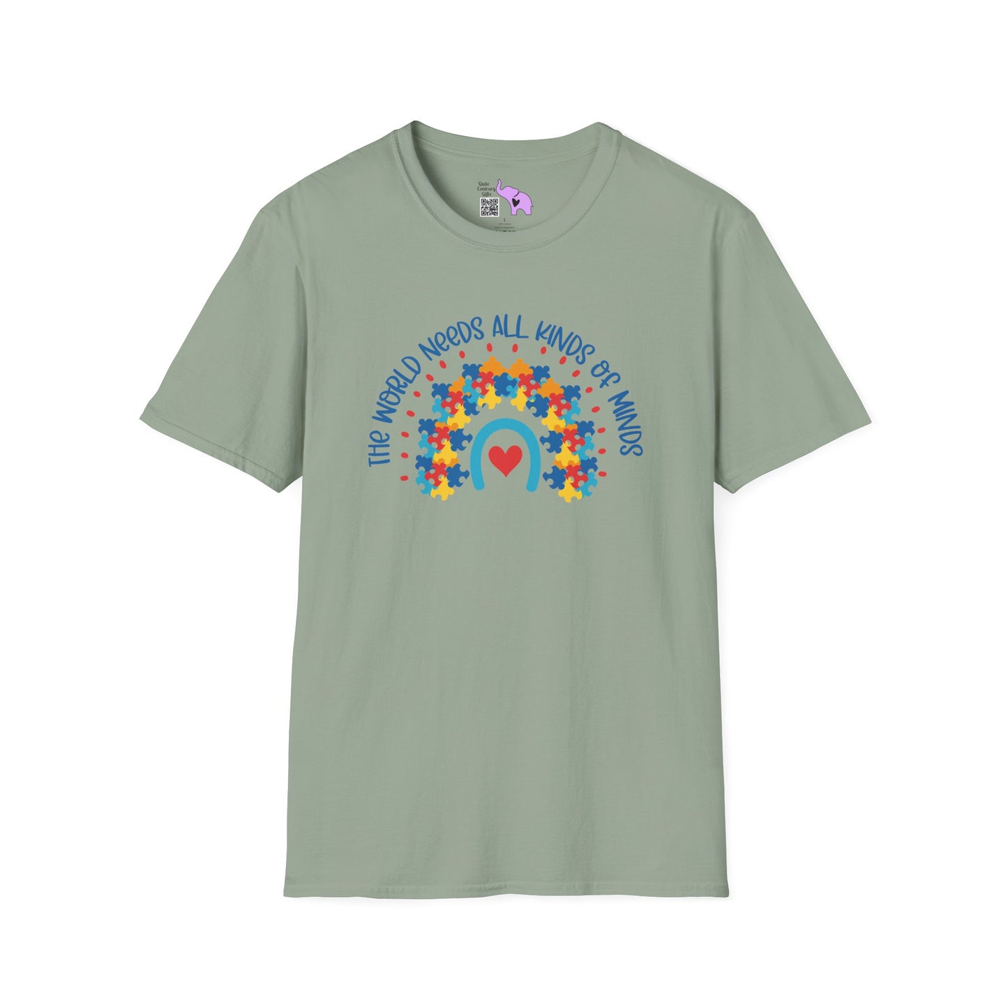 The World Needs All Kinds Of Minds (Autism) Adult T-shirt
