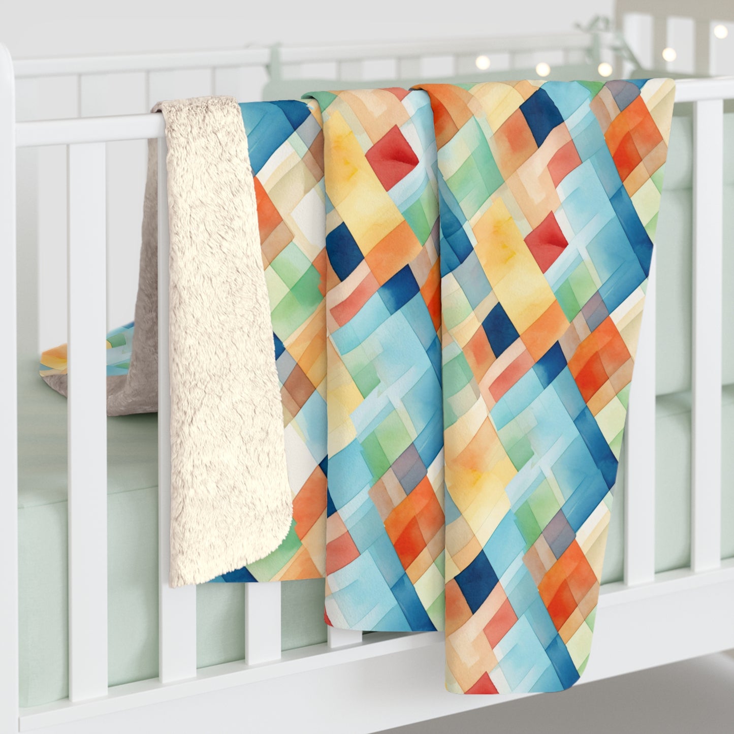 Rustic Radiance Sherpa Fleece Blanket