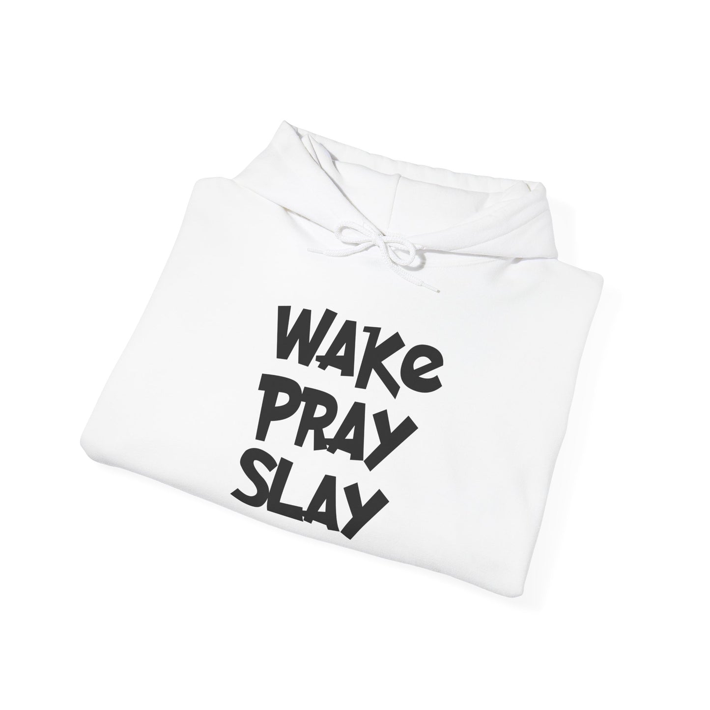 Wake Pray Slay Heavy Blend™ Hooded Sweatshirt
