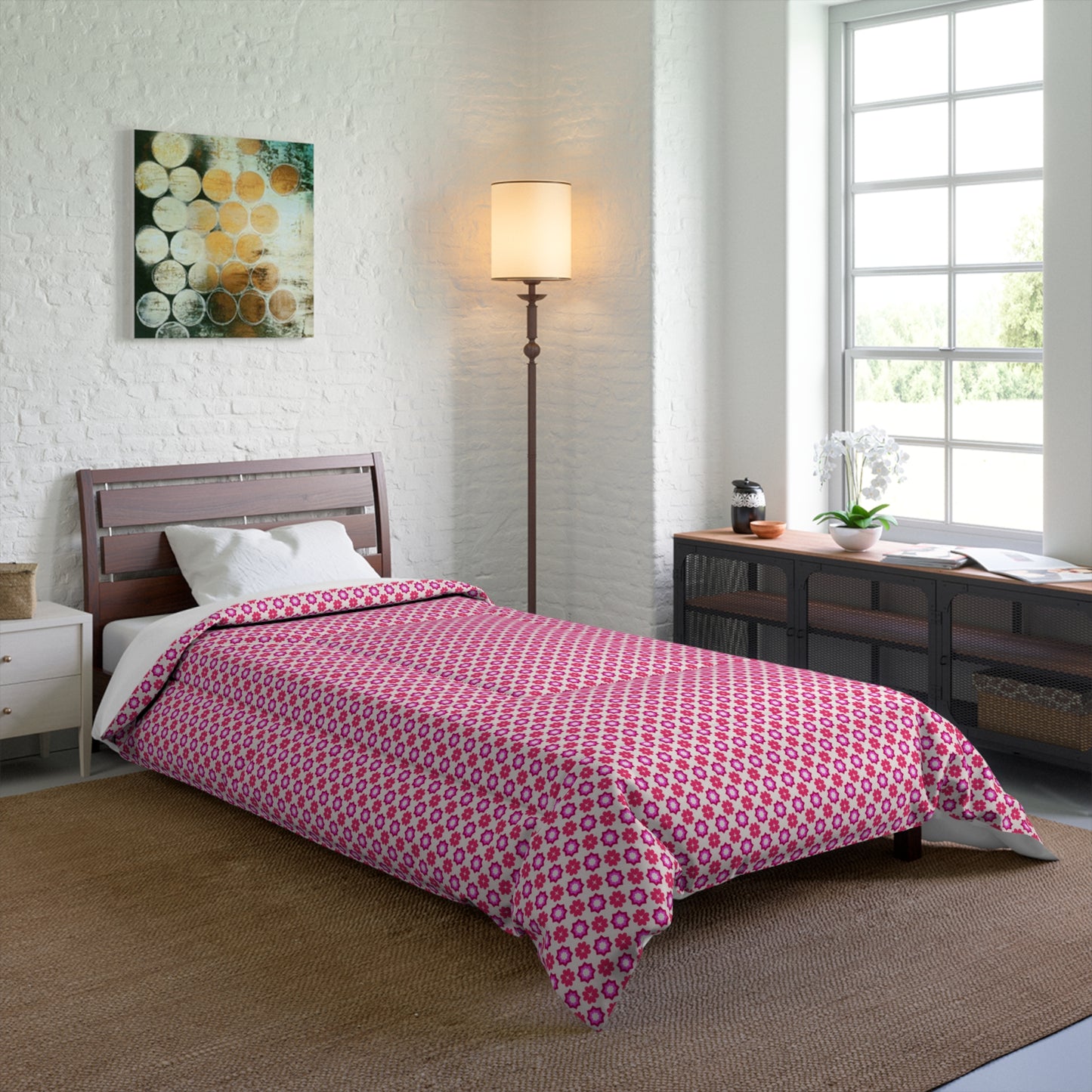 Rosy Star Garden Basic Bedding Set