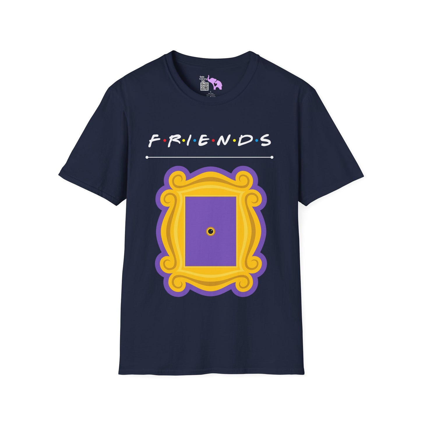 Friends; Peephole Adult T-shirt