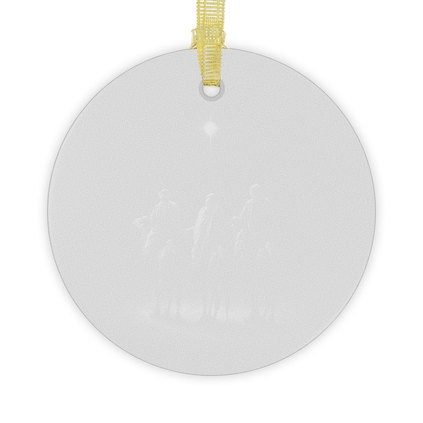 3 Wise Men Glass Ornament