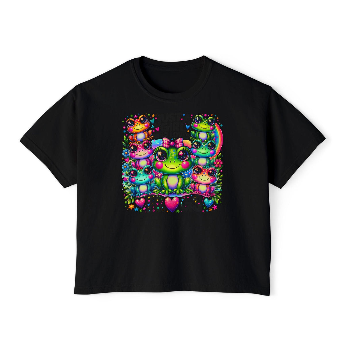Just A Girl Who Loves Frogs Women's Boxy Tee