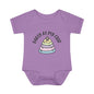 Party At My Crib Infant Baby Rib Bodysuit