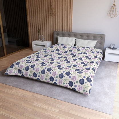 Shellflower Cove Microfiber Duvet Cover