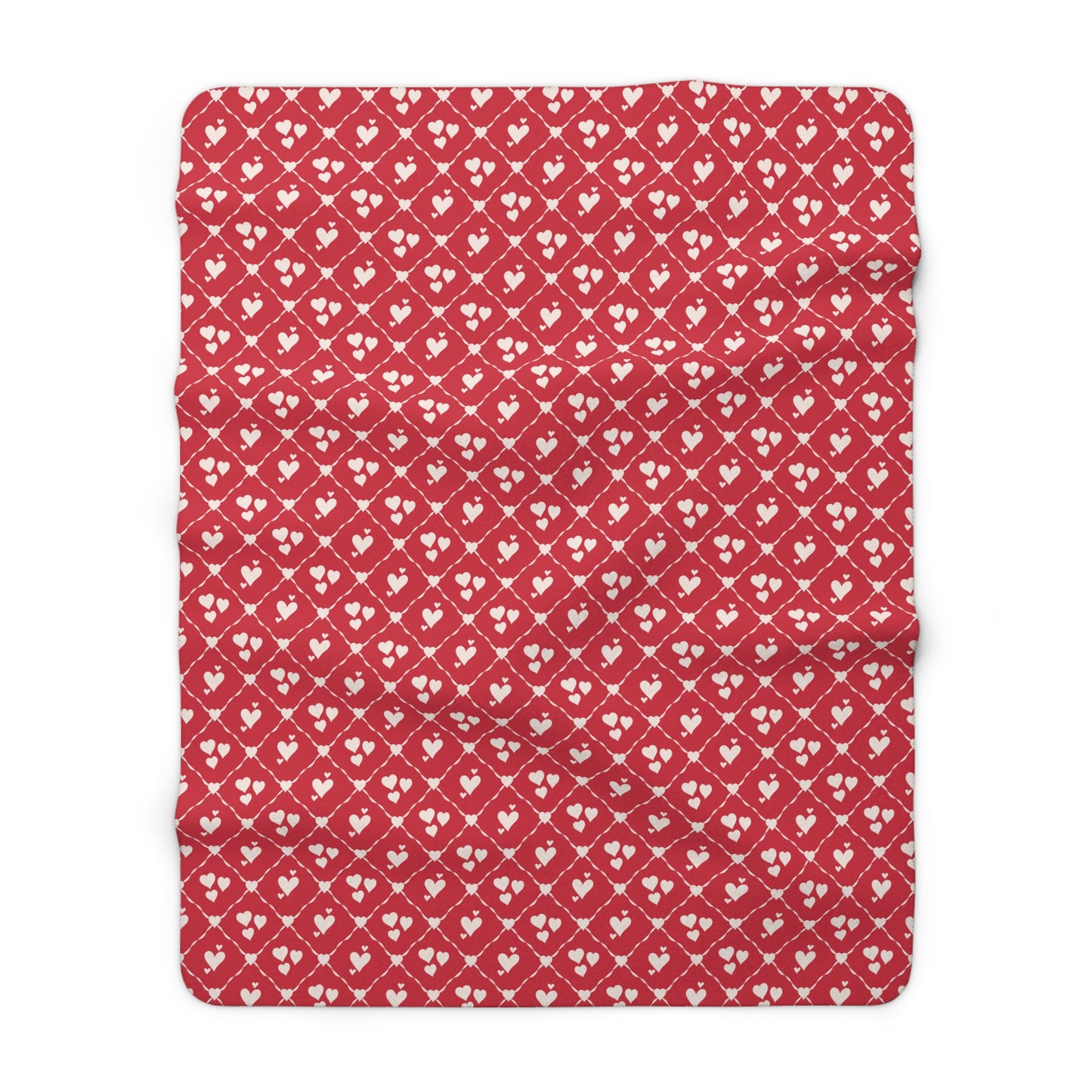 Sweetheart Trellis Fleece Blanket