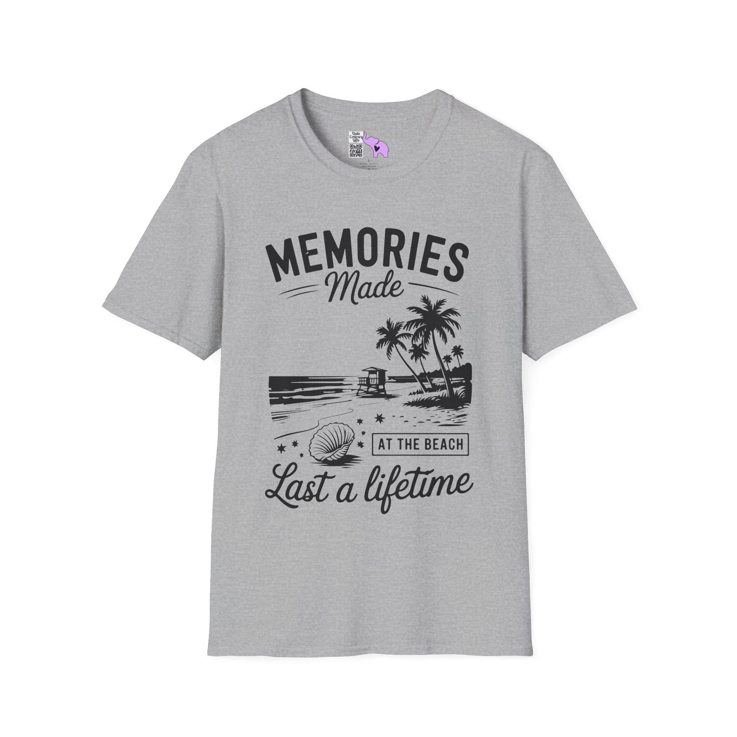 Memories Made at the Beach Last A Lifetime Adult T-shirt