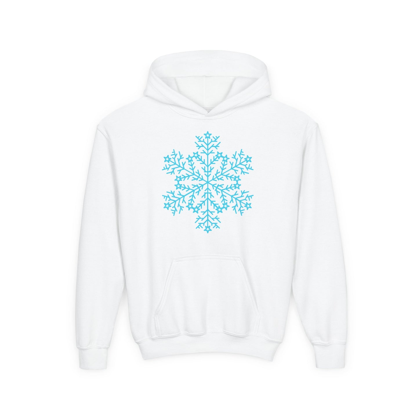 Large Snowflake Youth Hoodie