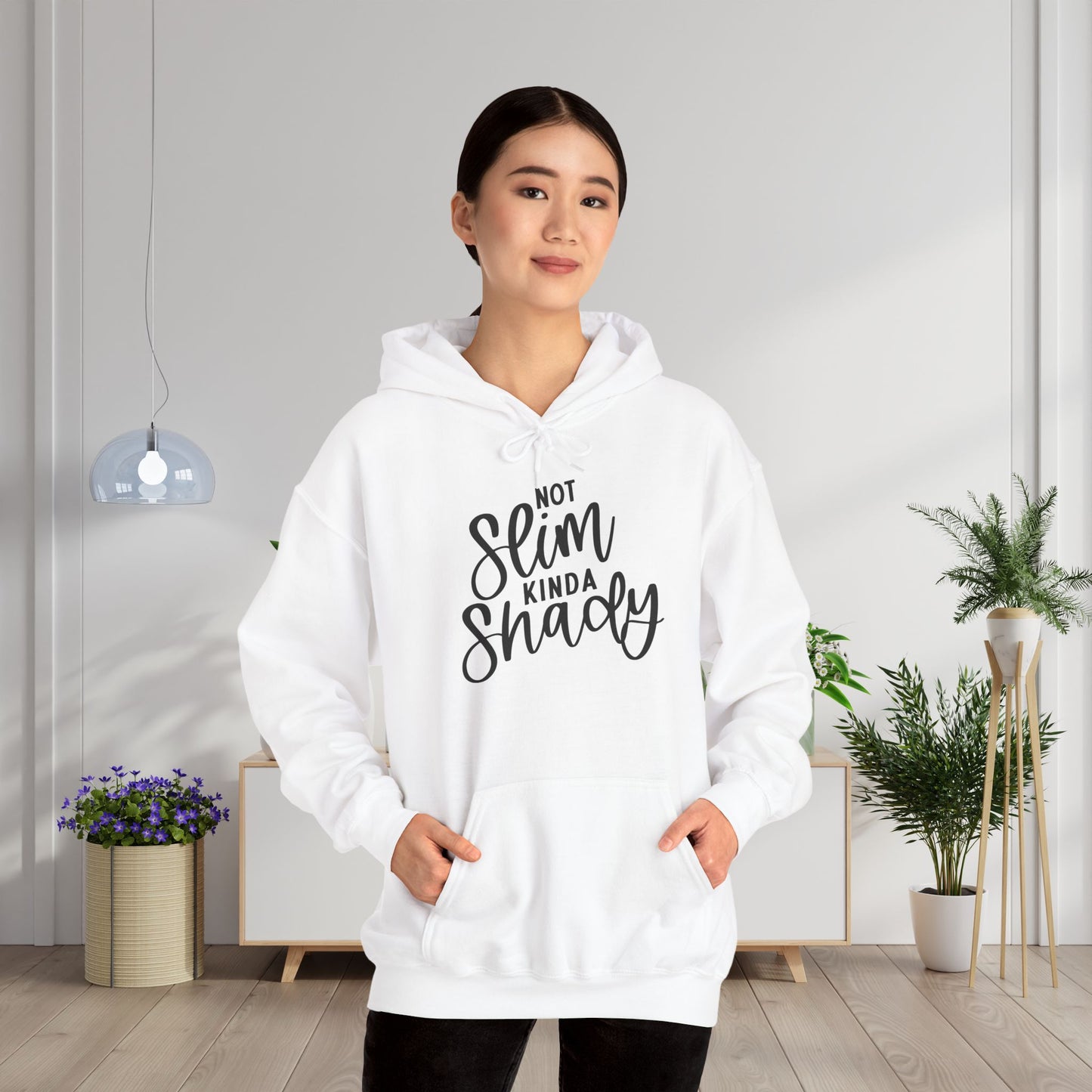 Not Slim Kinda Shady Heavy Blend™ Hooded Sweatshirt