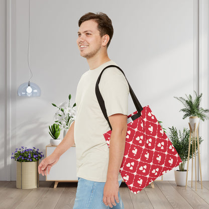 Sweetheart Trellis Canvas Tote Bag