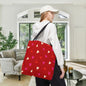 Cupid's Confetti Canvas Tote Bag
