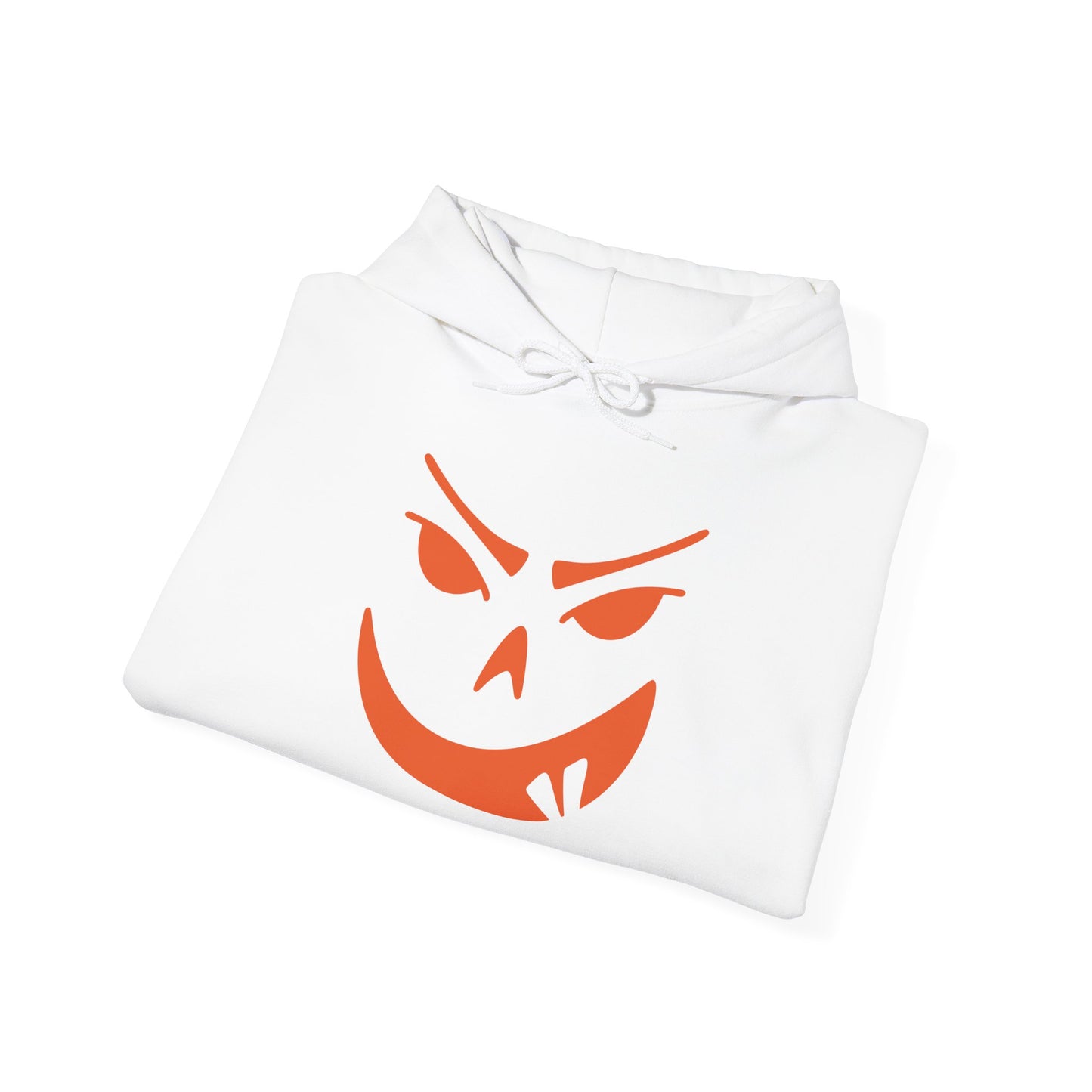 Goofy Grin Jack-O-Lantern Heavy Blend™ Hooded Sweatshirt