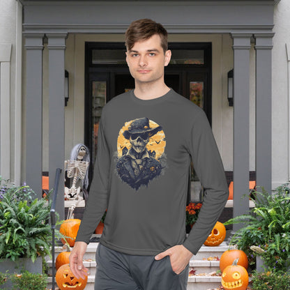 Halloween Scarecrow 2 Adult Long Sleeve Tee