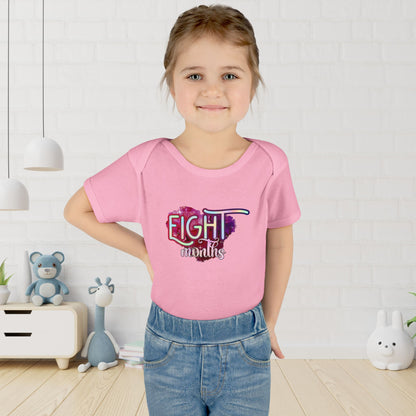 Stardust Baby Milestone Bodysuit-Eight Months