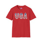 USA in Style Adult T-shirt