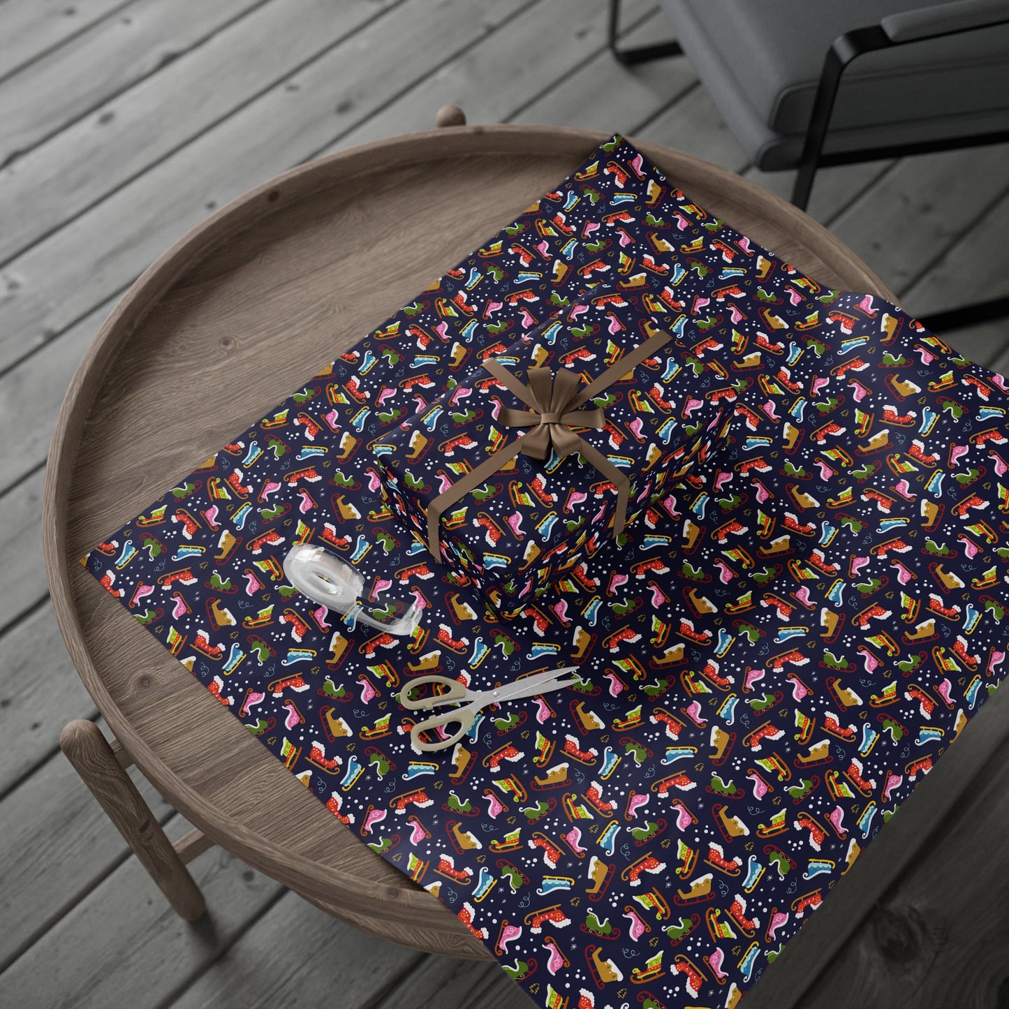 Sleigh All Day Wrapping Paper