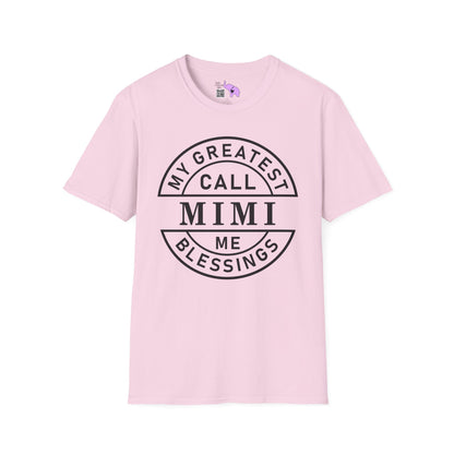 My Greatest Blessings Call Me Mimi Adult T-shirt